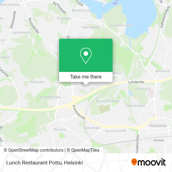 Lunch Restaurant Pottu map
