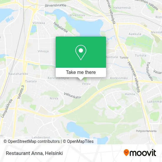 Restaurant Anna map