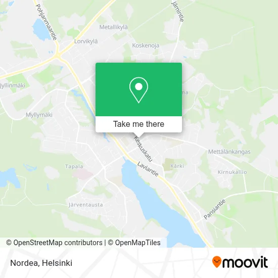 Nordea map