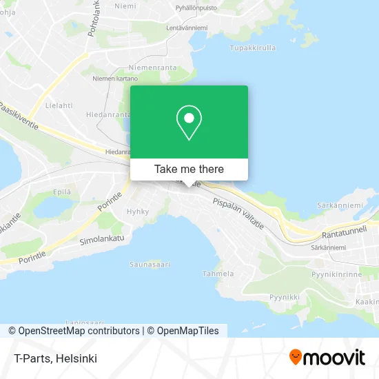 T-Parts map