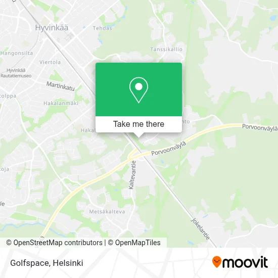 Golfspace map