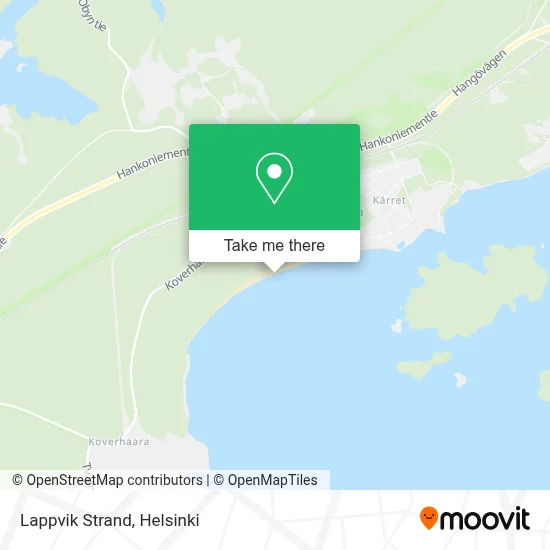 Lappvik Strand map