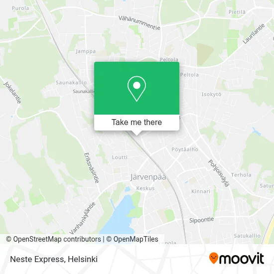 Neste Express map