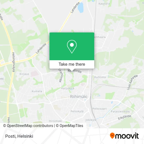 Posti map