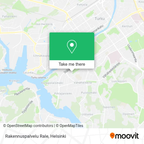 Rakennuspalvelu Rale map