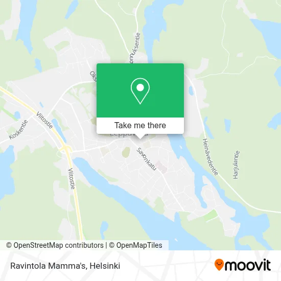 Ravintola Mamma's map