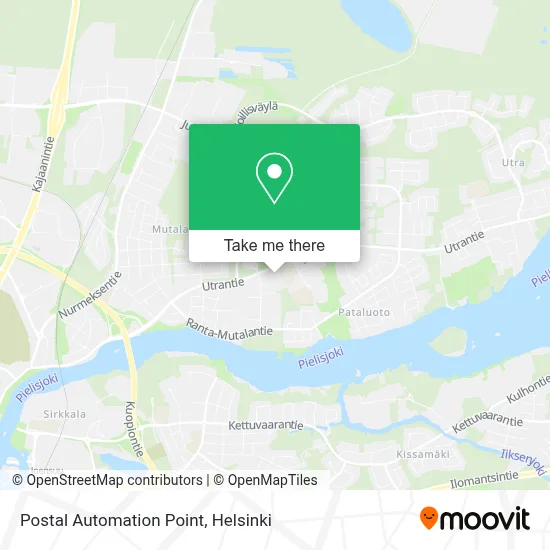 Postal Automation Point map