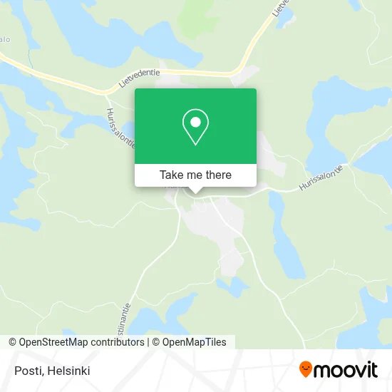 Posti map