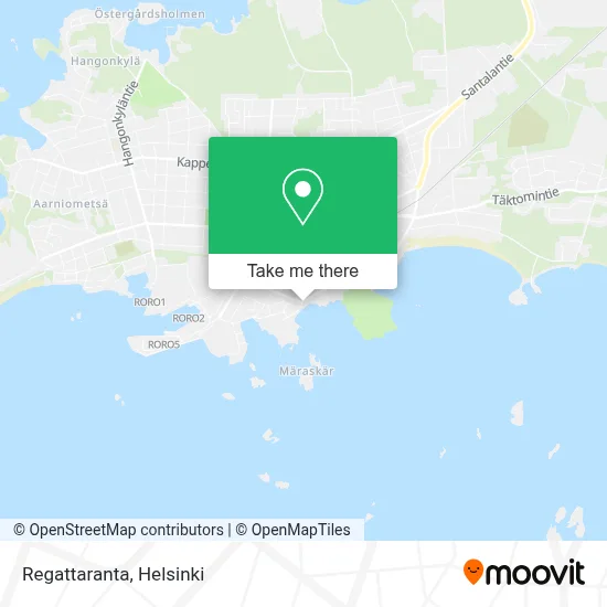 Regattaranta map
