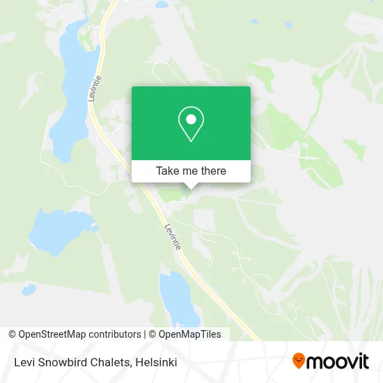 Levi Snowbird Chalets map