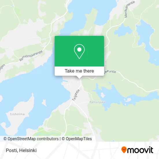 Posti map