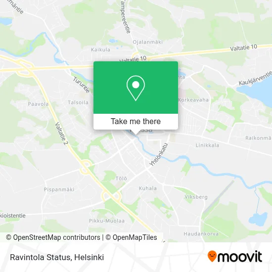 Ravintola Status map