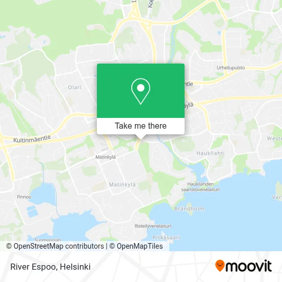 River Espoo map