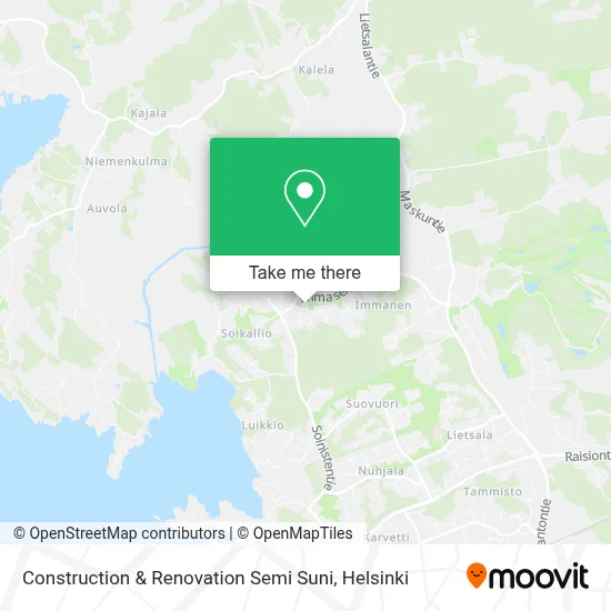 Construction & Renovation Semi Suni map
