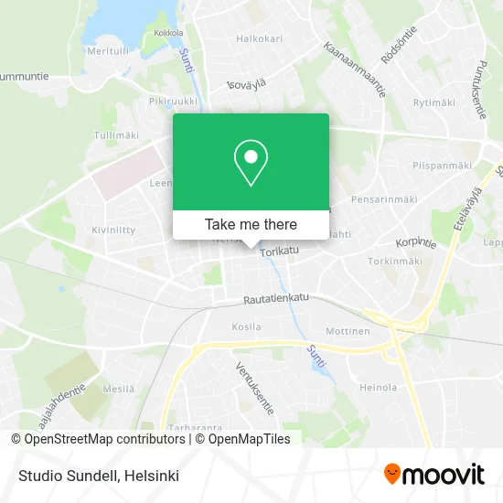 Studio Sundell map