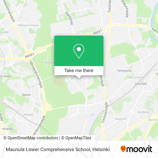 Maunula Lower Comprehensive School map