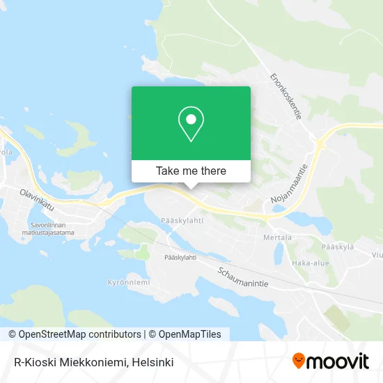 R-Kioski Miekkoniemi map