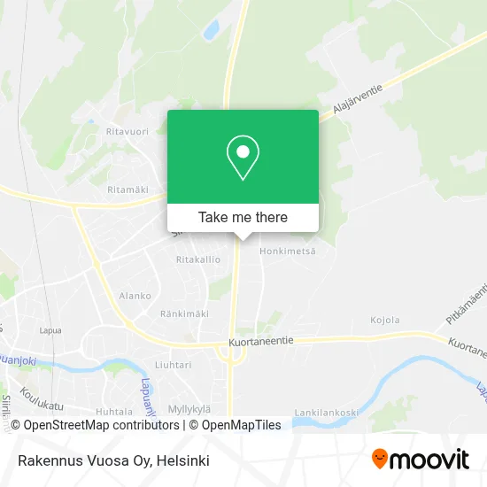Rakennus Vuosa Oy map