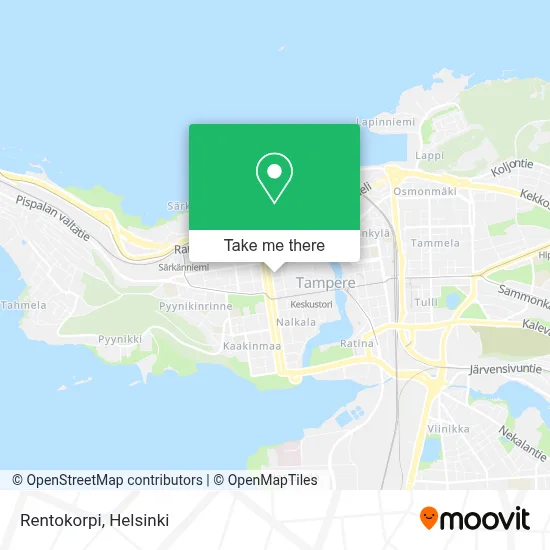 Rentokorpi map