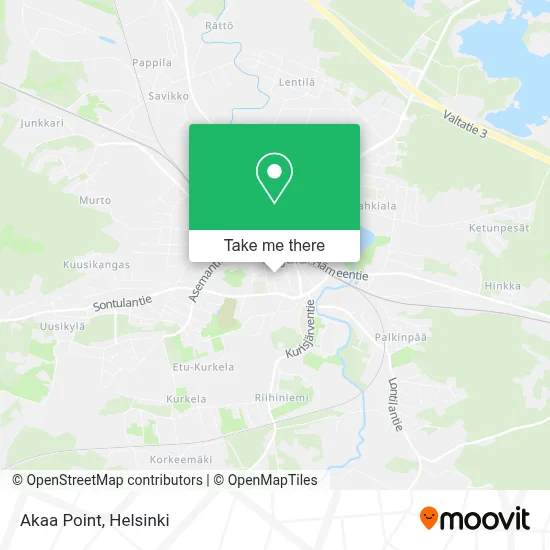 Akaa Point map