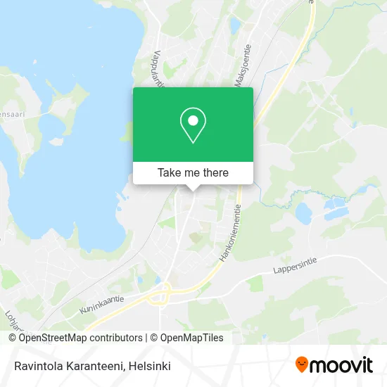 Ravintola Karanteeni map