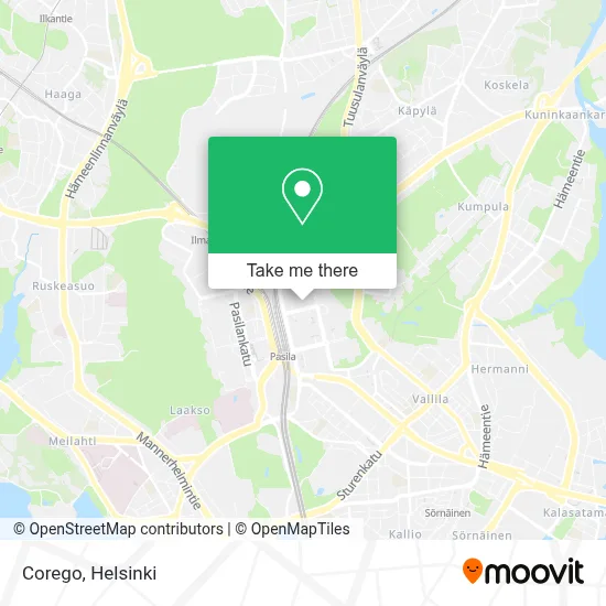 Corego map
