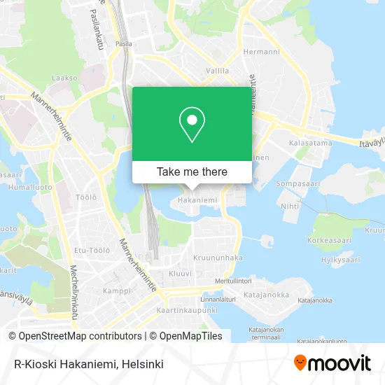 R-Kioski Hakaniemi map