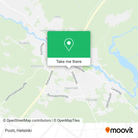 Posti map