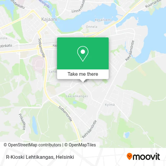 R-Kioski Lehtikangas map