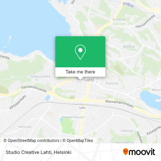 Studio Creative Lahti map