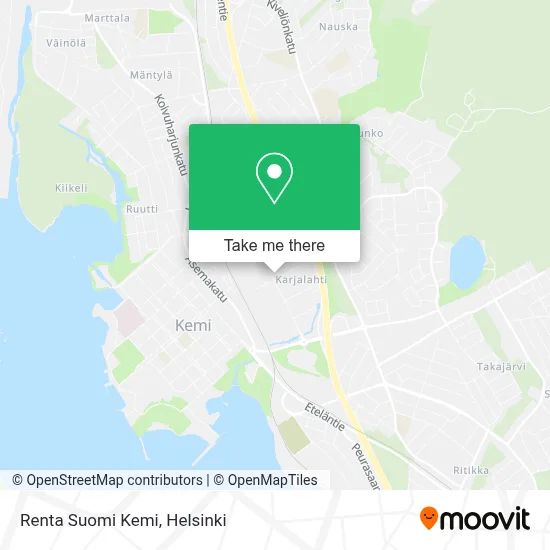 Renta Suomi Kemi map