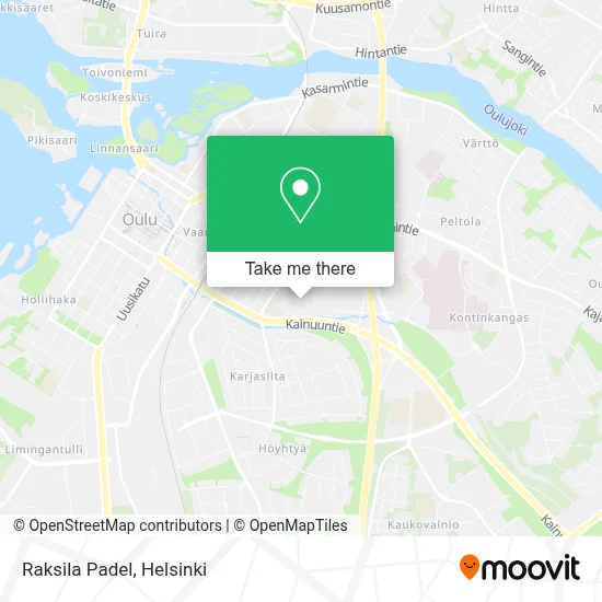 Raksila Padel map