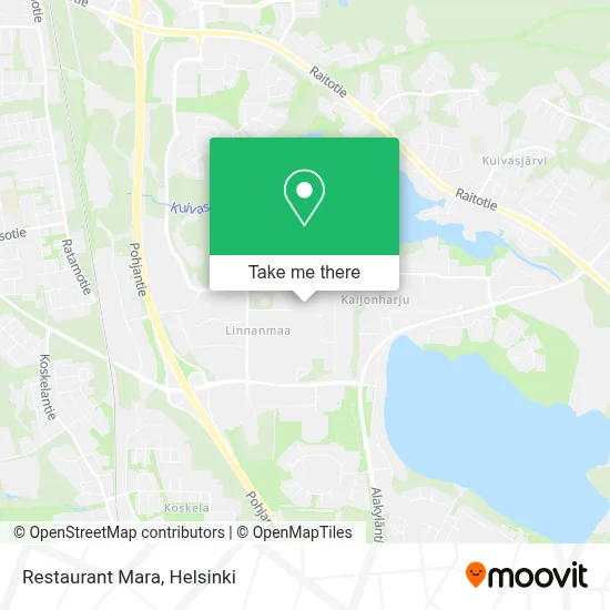 Restaurant Mara map