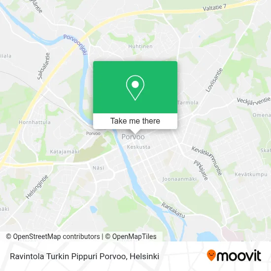 Ravintola Turkin Pippuri Porvoo map