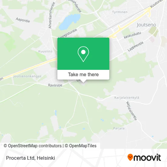 Procerta Ltd map