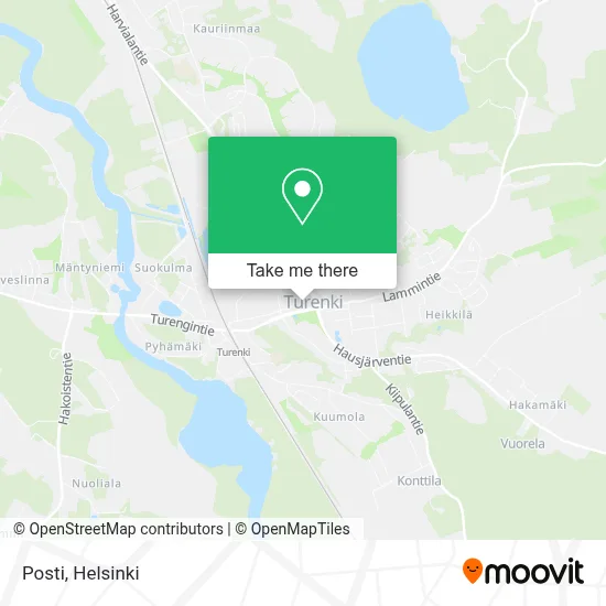Posti map