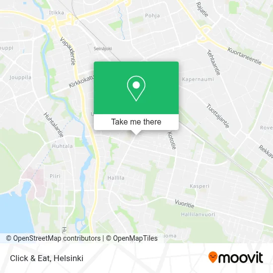 Click & Eat map