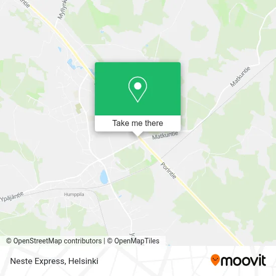 Neste Express map