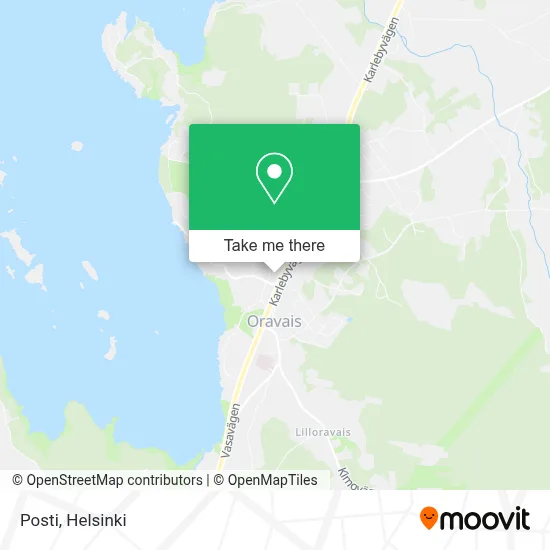 Posti map