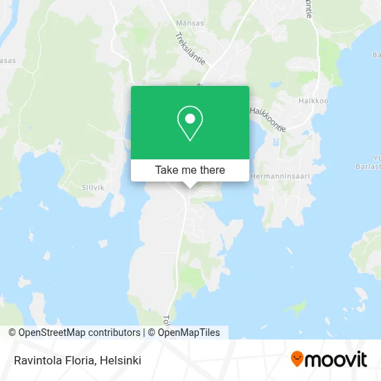 Ravintola Floria map