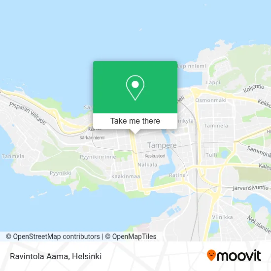 Ravintola Aama map