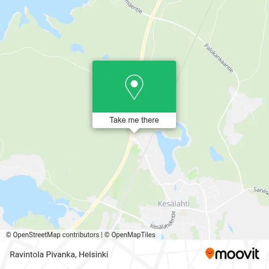 Ravintola Pivanka map