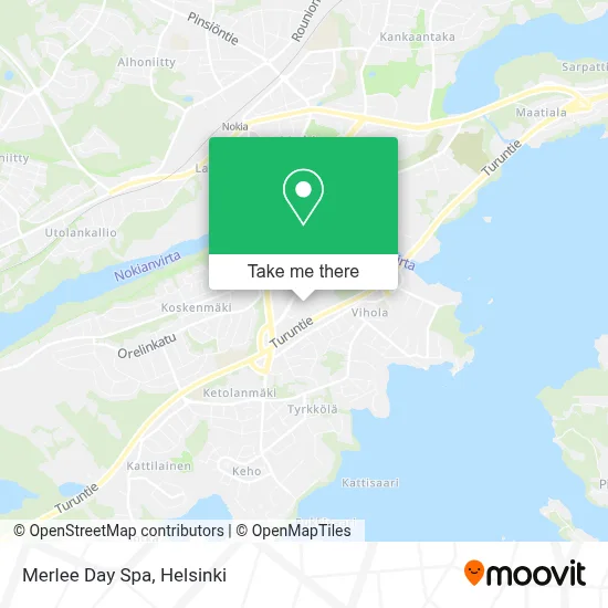 Merlee Day Spa map