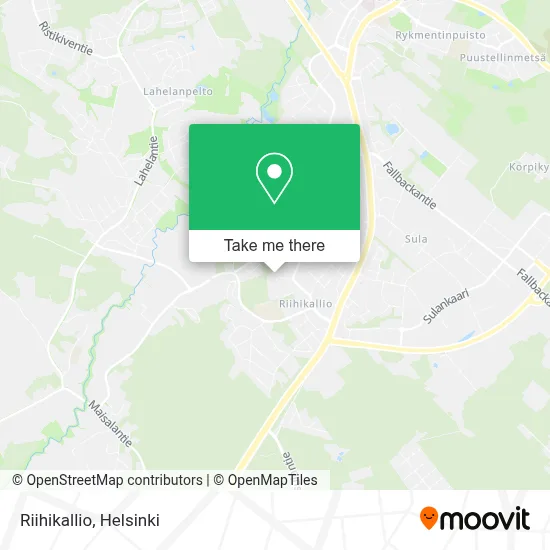 Riihikallio map