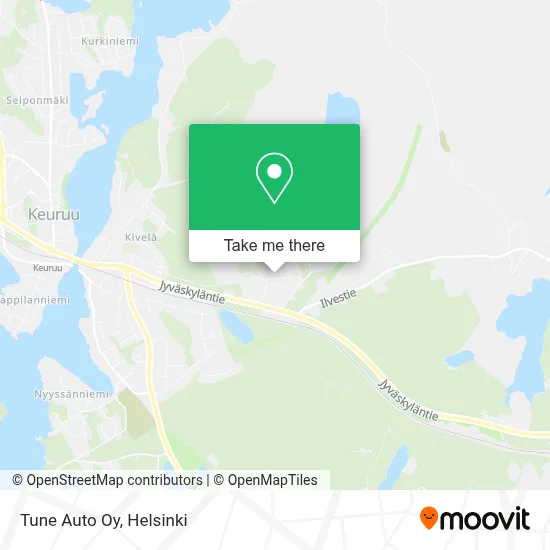 Tune Auto Oy map