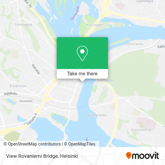 View Rovaniemi Bridge map