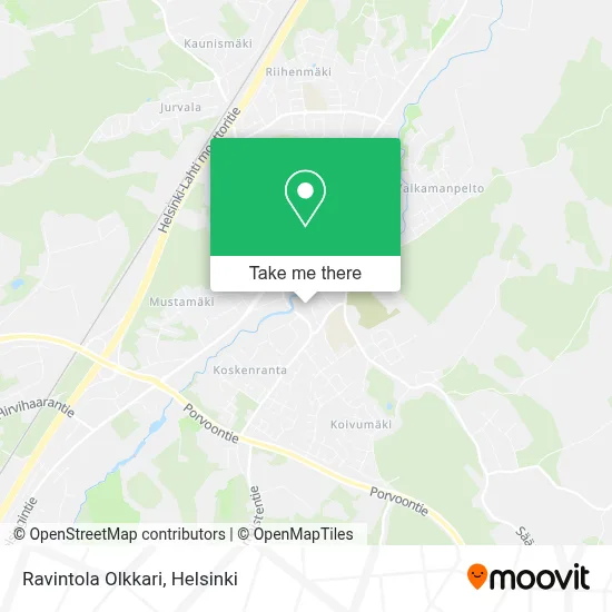 Ravintola Olkkari map
