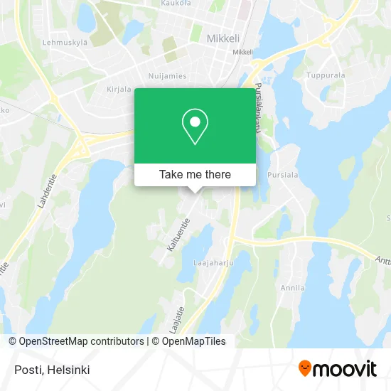 Posti map