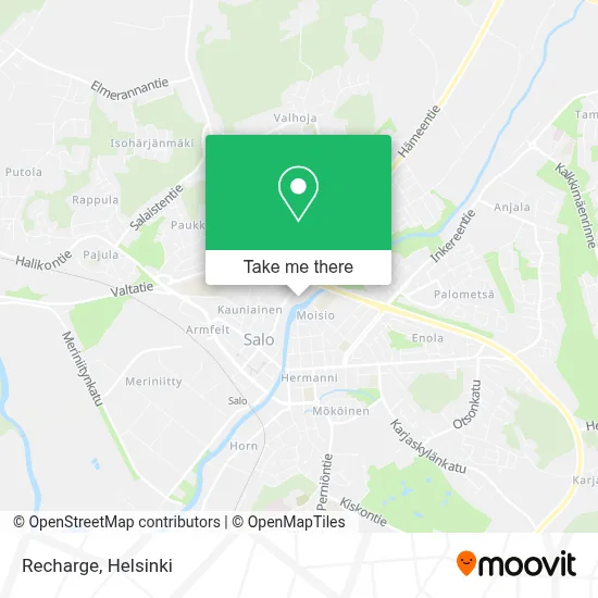 Recharge map