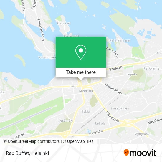 Rax Buffet map